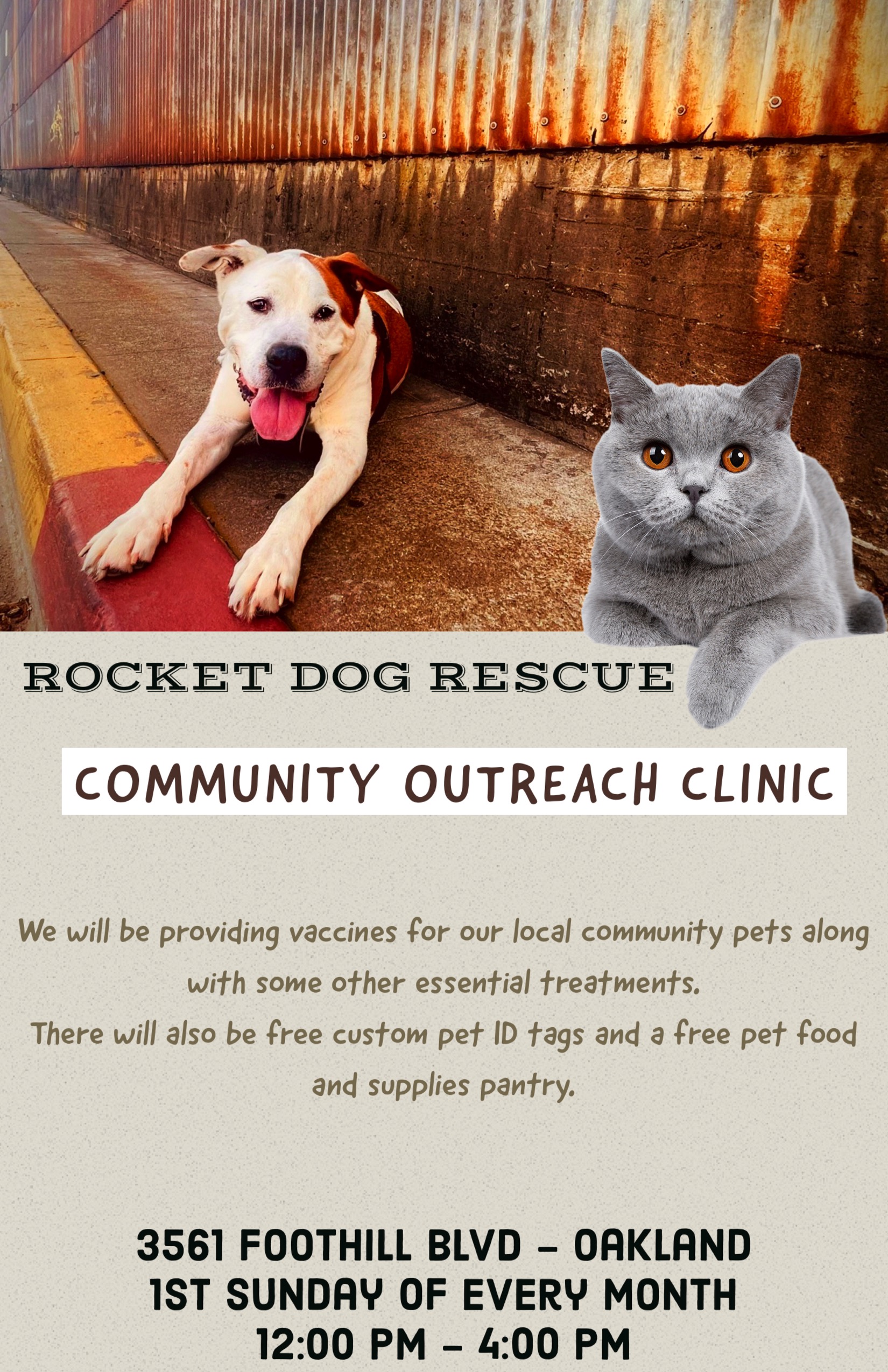 Rocket Dog Community Outreach Clinic (Oakland) Rocket Dog Rescue